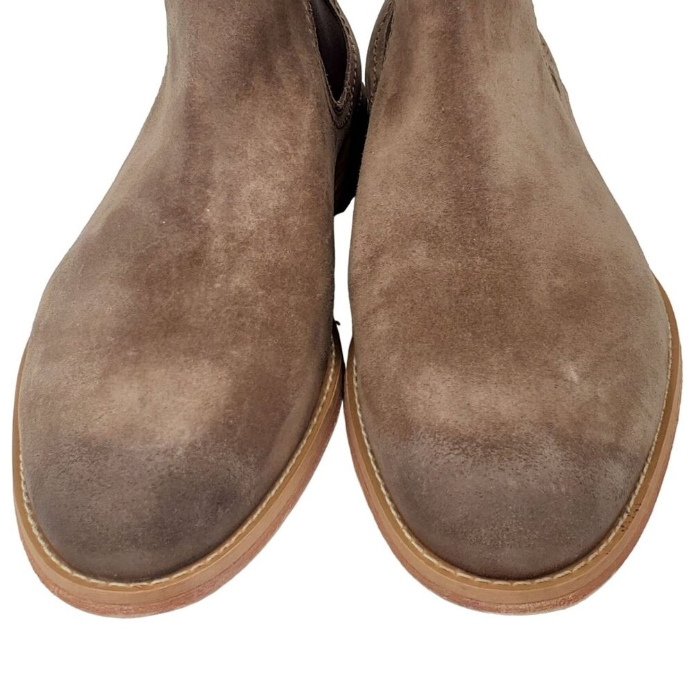 NEW Fabio De Luca Men 9 Tan Brown All Leather Suede Chukka Dress Boots Old Stock - Picture 8 of 14